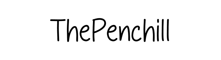The Penchill  नि: शुल्क फ़ॉन्ट्स डाउनलोड