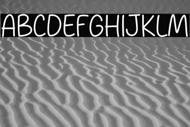 The Penchill Font examples