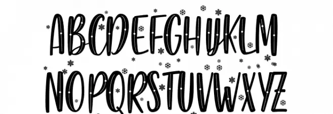 The Perfect Christmas 字体 大写