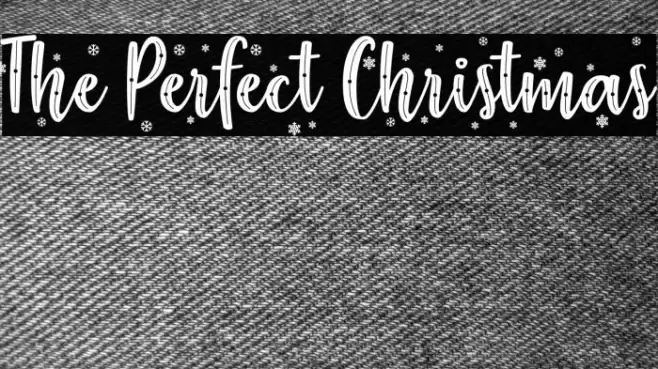 The Perfect Christmas Font examples