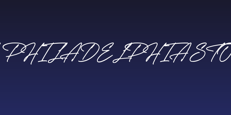 The Philadelphia Story Social Header