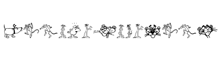 The Pink Panther  Frei Schriftart Herunterladen