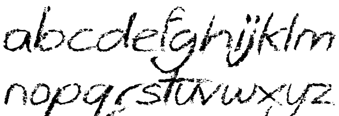 The Pits Font LOWERCASE
