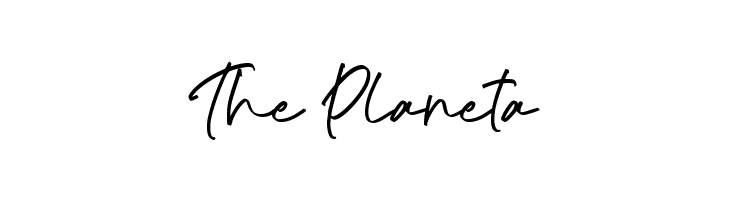 The Planeta  Frei Schriftart Herunterladen