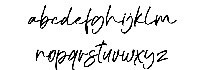 The Planeta Font LOWERCASE