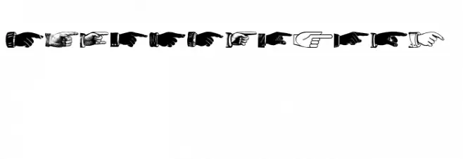The Point Regular Font Litere mici