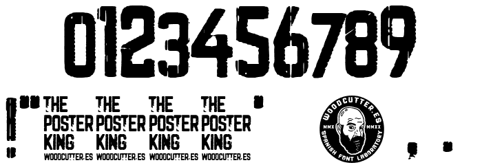 The Poster King Font OTHER CHARS