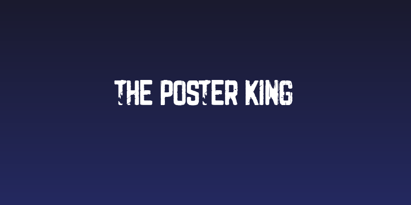 The Poster King Social Header