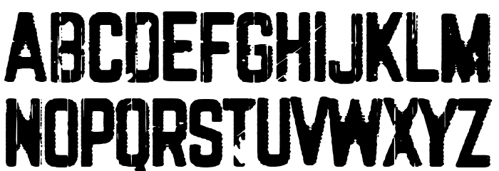 The Poster King Font LOWERCASE