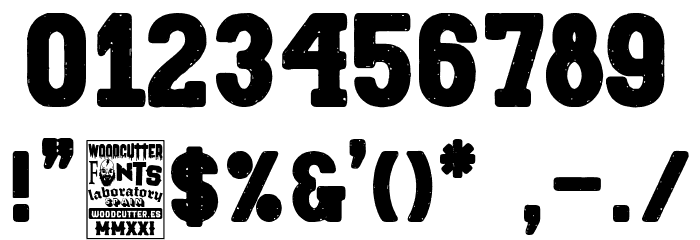 The Poster Serif Font OTHER CHARS