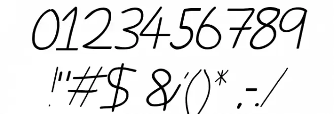 The Power Of Love Italic Font OTHER CHARS