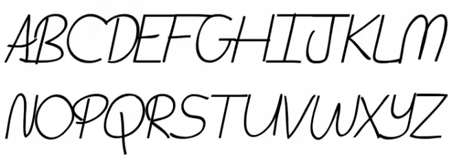 The Power Of Love Italic Fonte MAIÚSCULAS