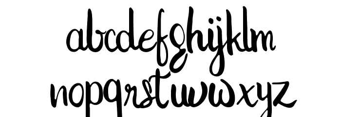 The Prague Font LOWERCASE
