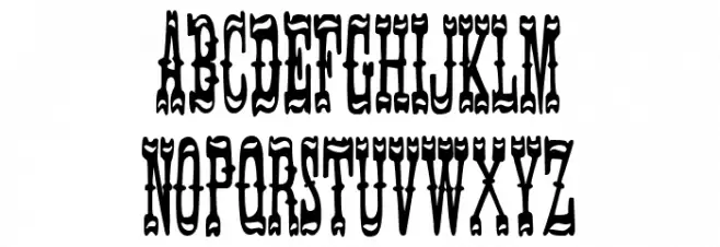 The Pride Man Schriftart Groß