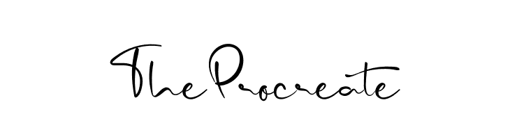 The Procreate  لخطوط تنزيل