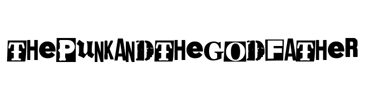 The Punk And The Godfather  font caratteri gratis