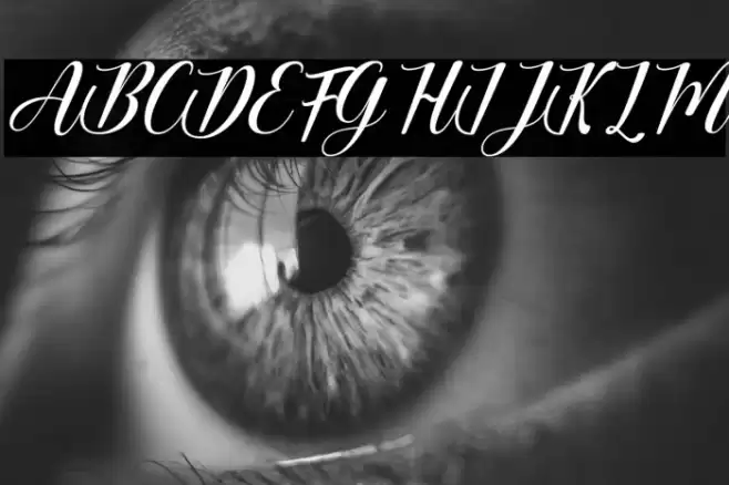 The Purple Love Italic Font examples