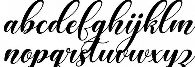 The Purple Love Italic Caratteri MINUSCOLO