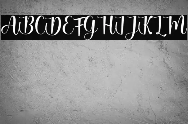 The Purple Love Font examples