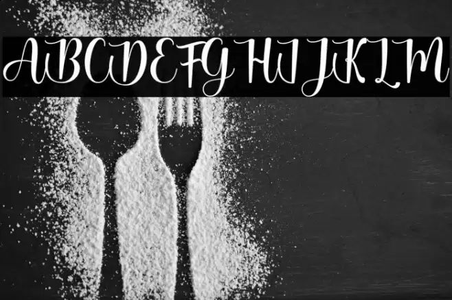 The Purple Love Font examples