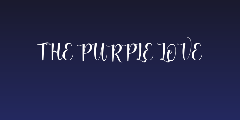 The Purple Love Social Header
