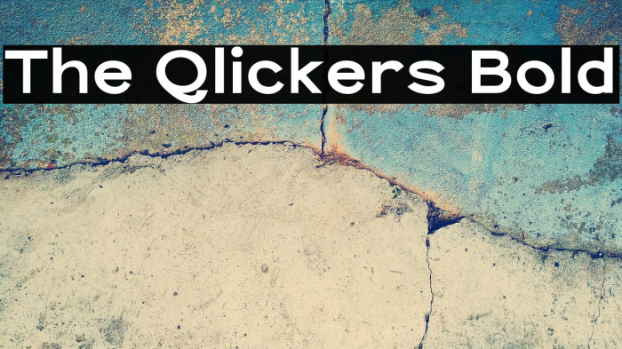 The Qlickers Bold Example 2