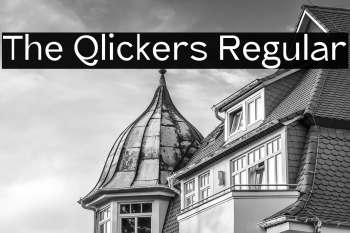 The Qlickers Regular Example 1