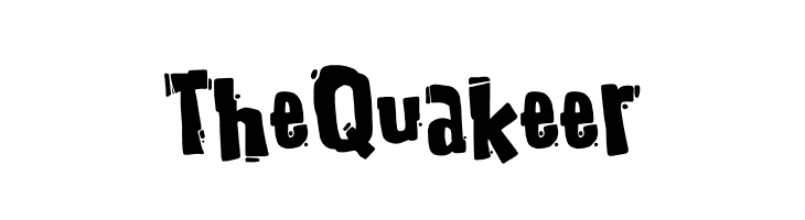 The Quakeer Font