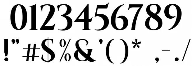 The Queen Regular Font OTHER CHARS