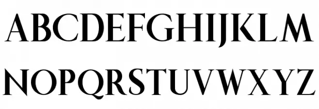 The Queen Regular Schriftart Groß