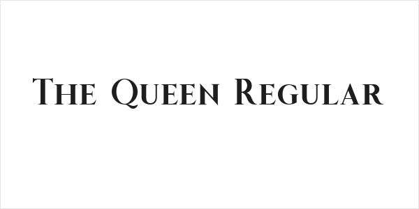 The Queen Regular Logo