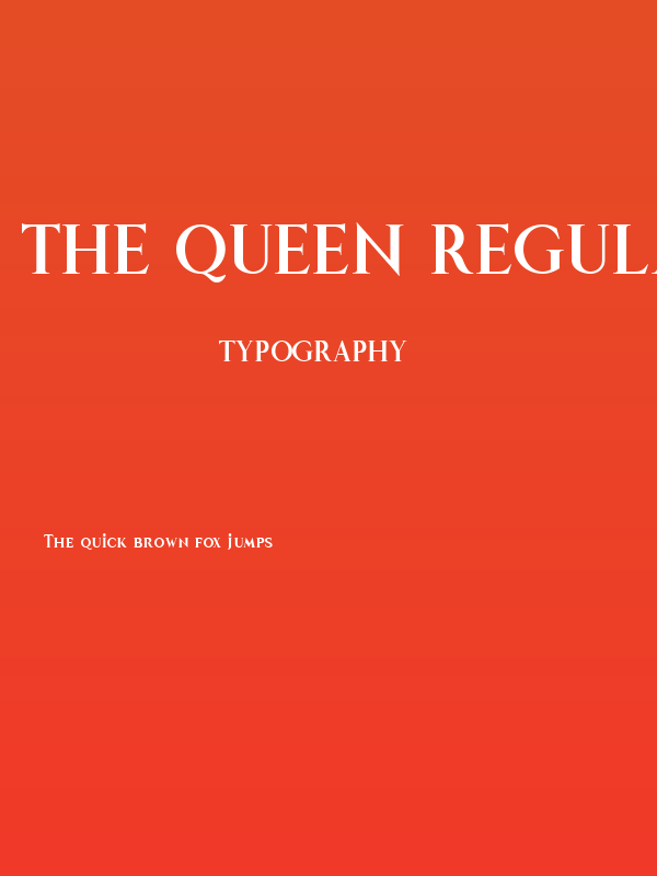 The Queen Regular Poster