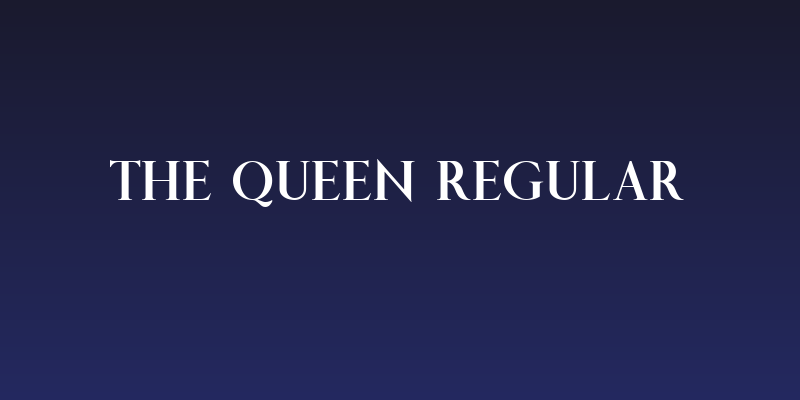The Queen Regular Social Header