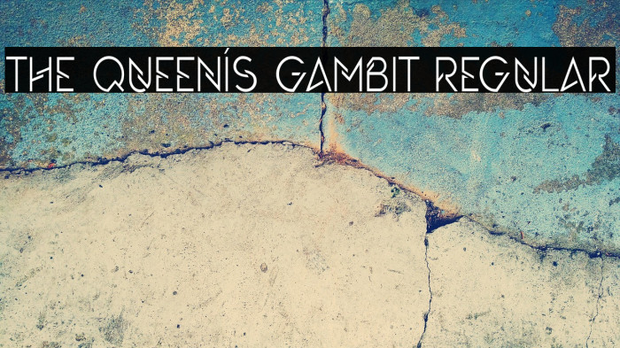 The Queenís Gambit Regular Example 1