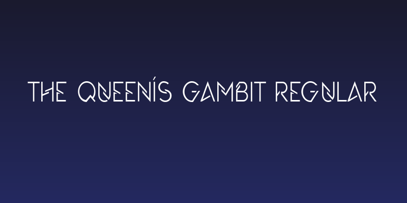 The Queenís Gambit Regular Social Header