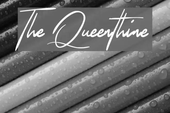 The Queenthine Font examples