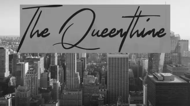 The Queenthine Font examples