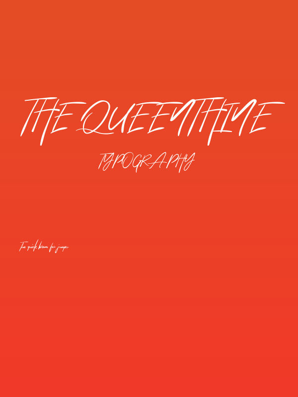 The Queenthine Poster
