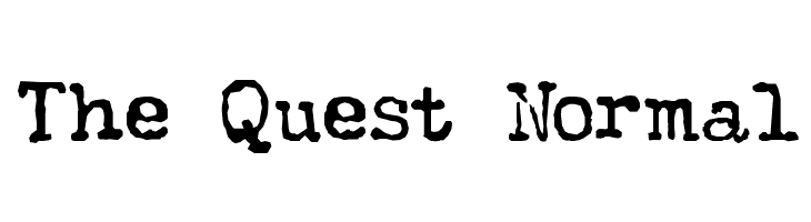 The Quest Normal Font
