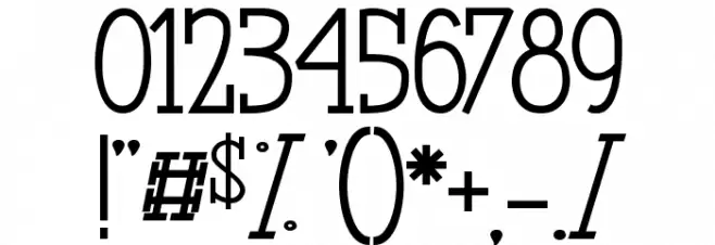 The Quest of Discoveries Font OTHER CHARS