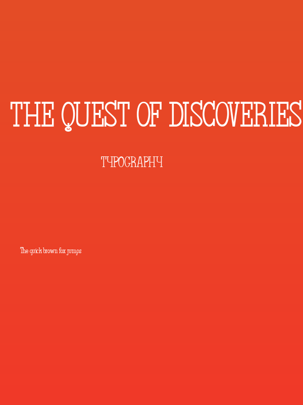 The Quest of Discoveries Poster
