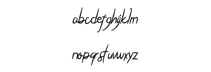 The Quest Font LOWERCASE