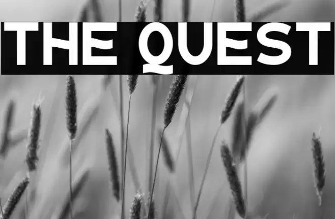 The Quest Font examples