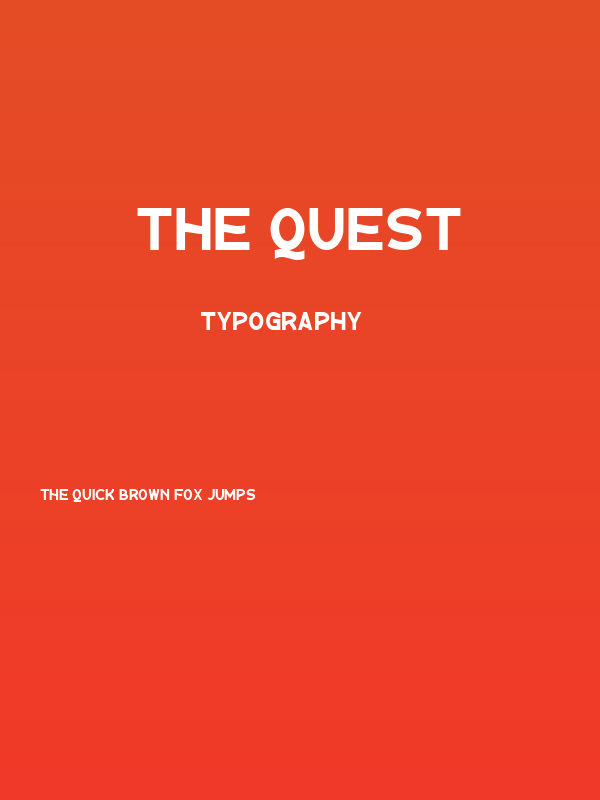 The Quest Poster