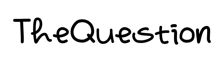 The Question  नि: शुल्क फ़ॉन्ट्स डाउनलोड