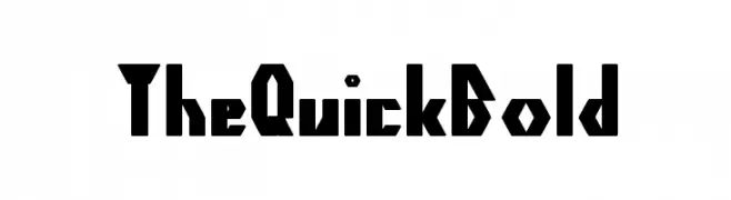 The Quick Bold  Descarca Fonturi Gratis