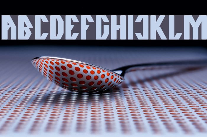 The Quick Bold Font examples