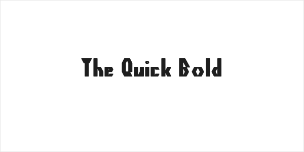 The Quick Bold Logo