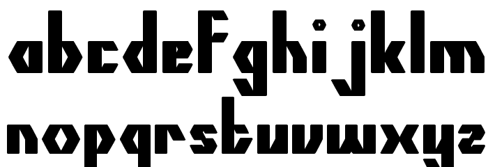 The Quick Bold Font LOWERCASE