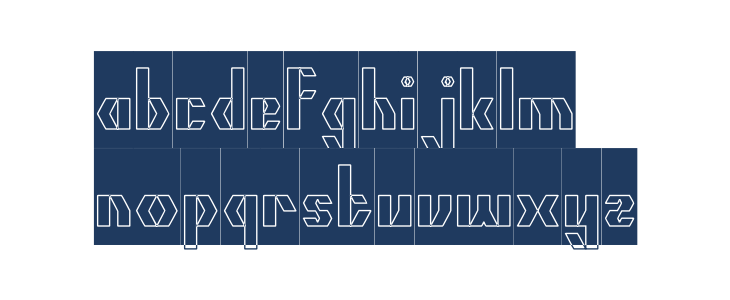 The Quick-Hollow-inverse Lowercase